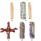 Sage Leaf fragrance air freshener and incense holder for scenting living spaces, holding incense sticks, and home wellness use.