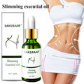 SAKSRAAR Slimming Essential Oil 20ml bottle for body-toning massage, warming comfort, and daily wellness routines.
