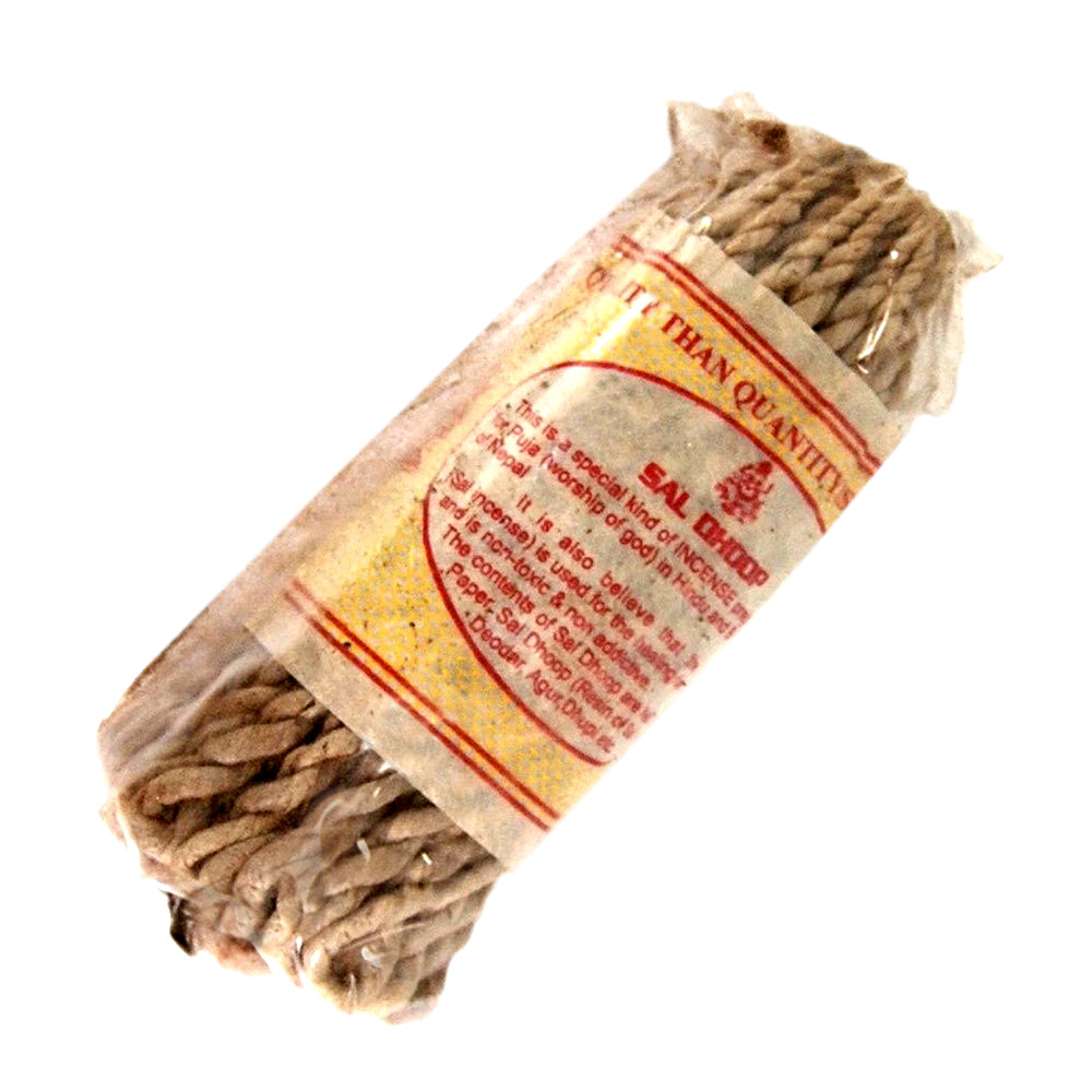 Sal Dhoop Tibetan Rope Incense 50 ropes for purification, meditation, and daily ritual use.