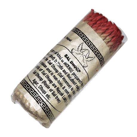 Sal Dhoop Tibetan Rope Incense bundle for meditation, purification rituals, and home fragrance.
