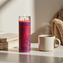 San Raphael Pink 7-Day Candle glass prayer candle for peace, emotional balance, and joyful spiritual practice.