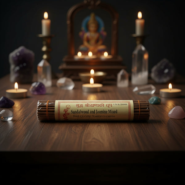 Sandalwood and Jasmine Mixed Tibetan Incense Sticks from Nepal