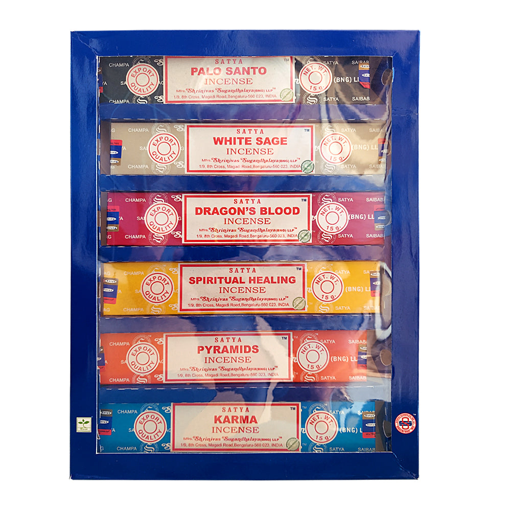 Satya 6-in-1 Series Assorted Incense Gift Pack