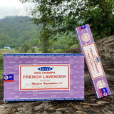 Satya India Aromatherapy incense sticks for yoga practice, breathwork, and peaceful aromatherapy use.