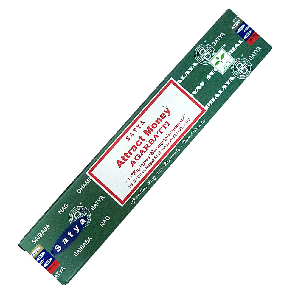 Satya Attract Money Incense Sticks 15 gram pack
