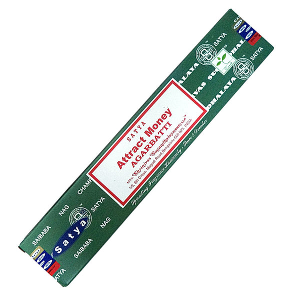 Satya Attract Money Incense Sticks 15 gram pack