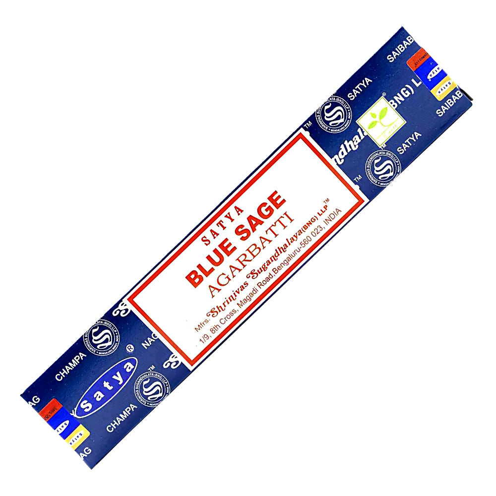Satya Blue Sage Incense Sticks 15 gram pack