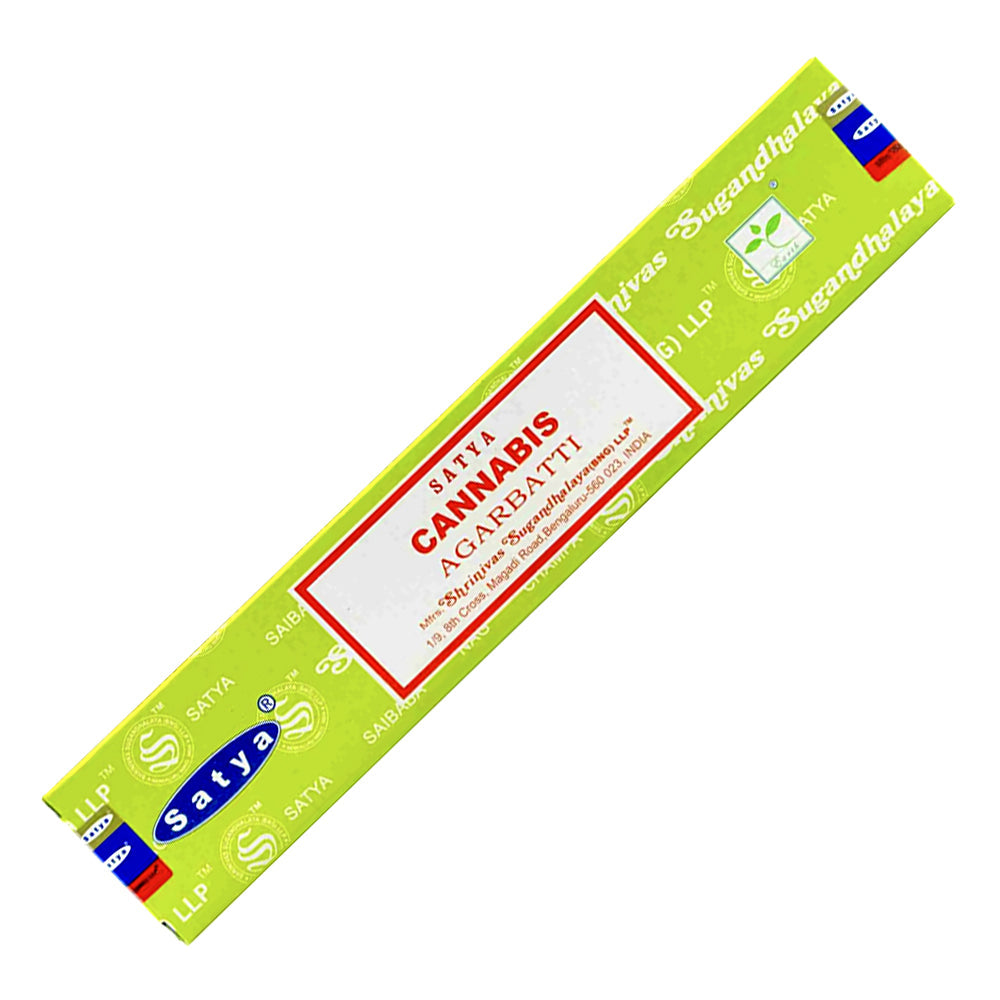 Satya Cannabis Incense Sticks 15 gram pack