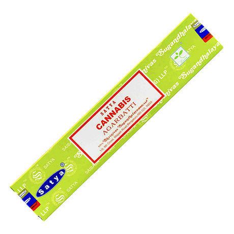 Satya Cannabis Incense Sticks 15 gram pack