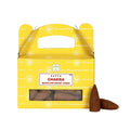 Satya Chakra Dhoop Backflow Cones with sandalwood floral fragrance for meditation.