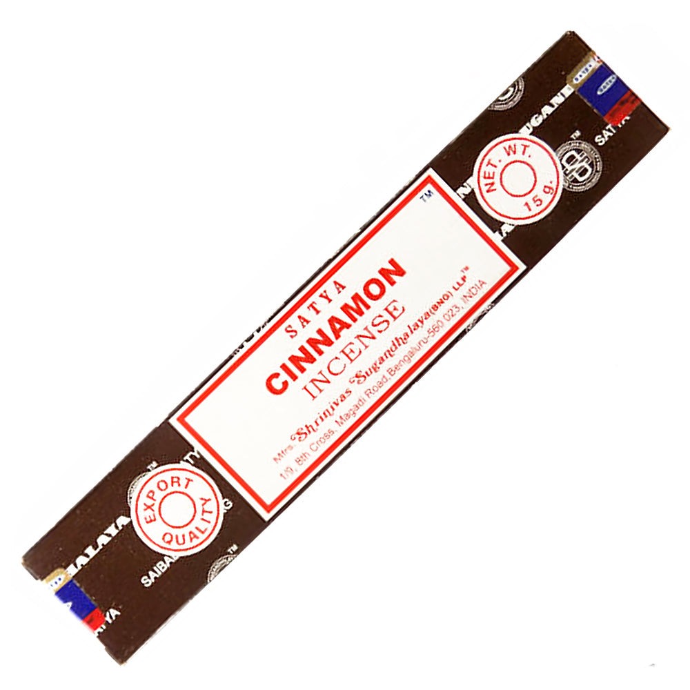 Satya Cinnamon Incense Sticks 15 gram pack