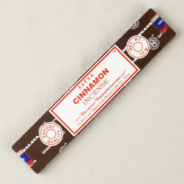 Satya Cinnamon Incense Sticks 15 gram pack