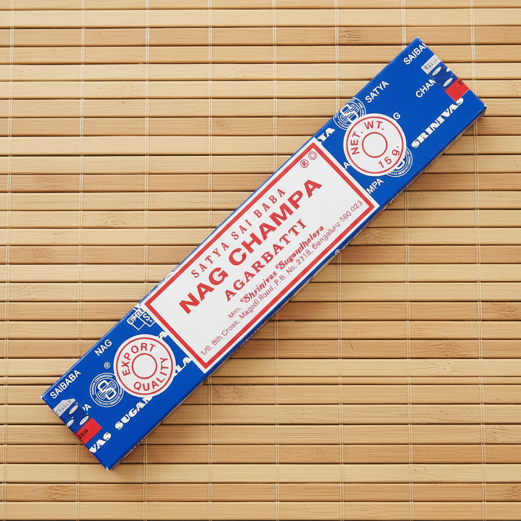 Satya Colored Nag Champa Egyptian Musk Incense for relaxation, meditation, and home fragrance.