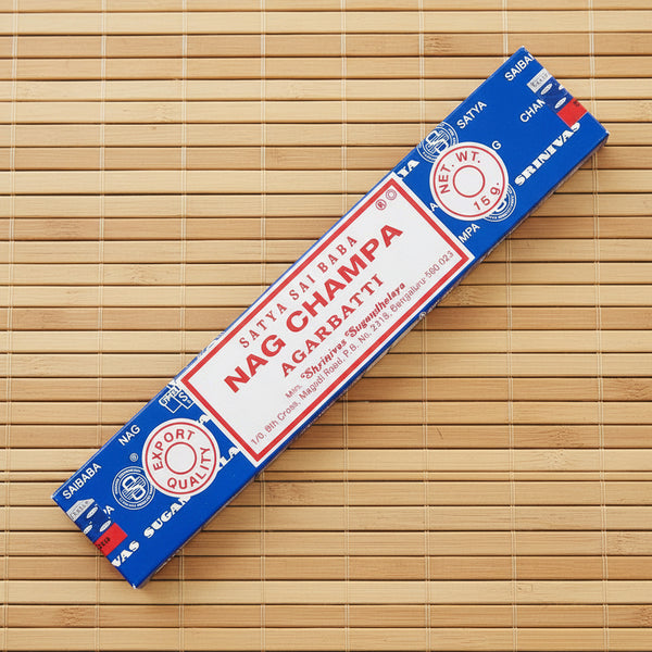 Satya Colored Nag Champa Egyptian Musk Incense for relaxation, meditation, and home fragrance.