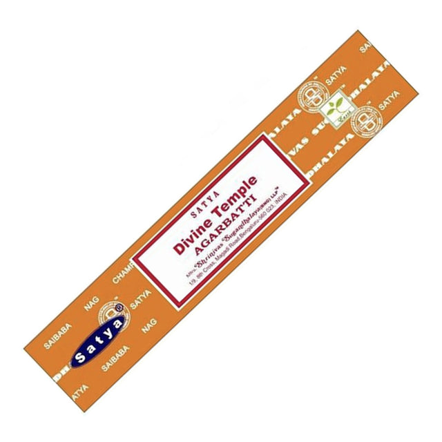 Satya Divine Temple Incense Sticks 15 gram pack
