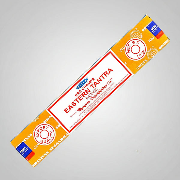 Satya Eastern Tantra Incense Sticks for meditation, tantra practice, and sacred ceremony.