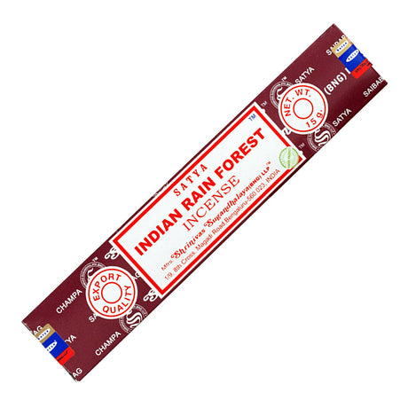 Satya Indian Rain Forest Incense Sticks with pine and rosemary