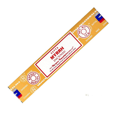 Satya Myrrh Incense Sticks 15 gram pack