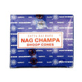 Satya Nag Champa Dhoop Incense Cones for meditation, sacred space, and crystal cleansing.