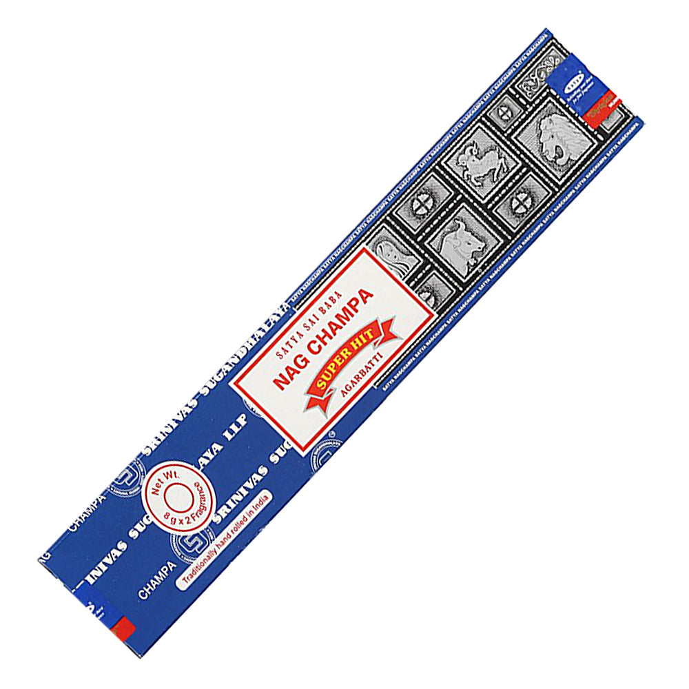 Satya Nag Champa Super Hit Incense Sticks 16 gm for meditation, yoga, and calming home fragrance.