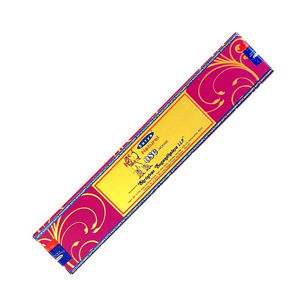 Satya Natural Rose Incense Sticks 15 gram pack