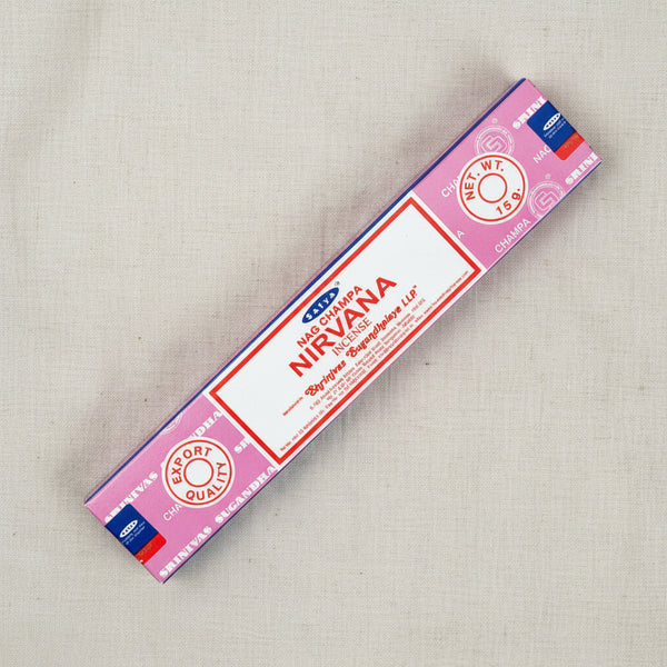 Satya Nirvana Incense Sticks 15 gm for meditation, yoga, and deep relaxation.