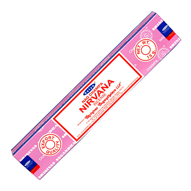 Satya Nirvana Incense Sticks 15 gm for meditation, yoga, and deep relaxation.