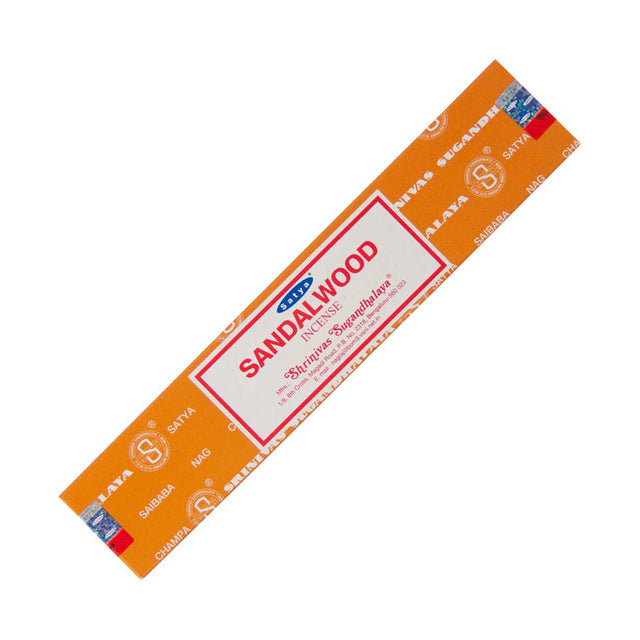 Satya Sandalwood Incense Sticks 15 gram pack