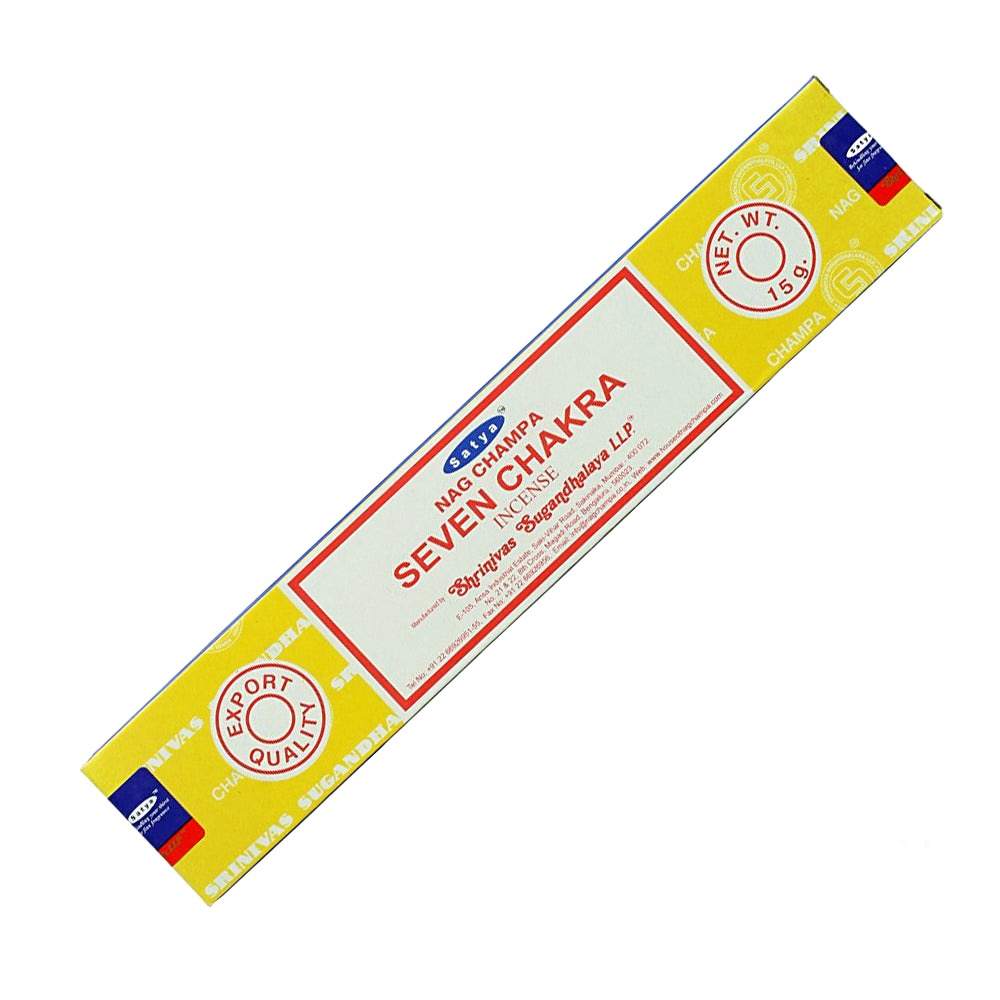 Satya Seven Chakra Incense Sticks 15 gram box