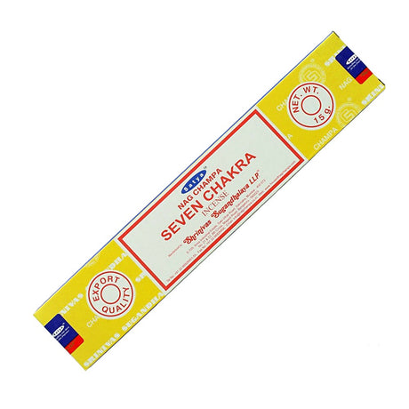 Satya Seven Chakra Incense Sticks 15 gram box