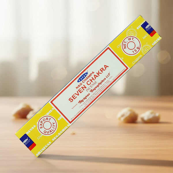Satya Seven Chakra Incense Sticks 15 gram box