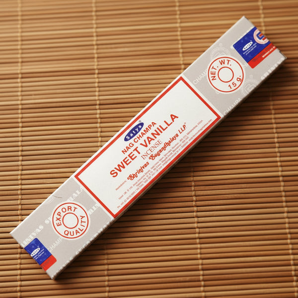 Satya Sweet Vanilla Incense Sticks 15 gram box