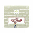 Satya White Sage Dhoop Incense Cones for purification, meditation, and daily ritual use.