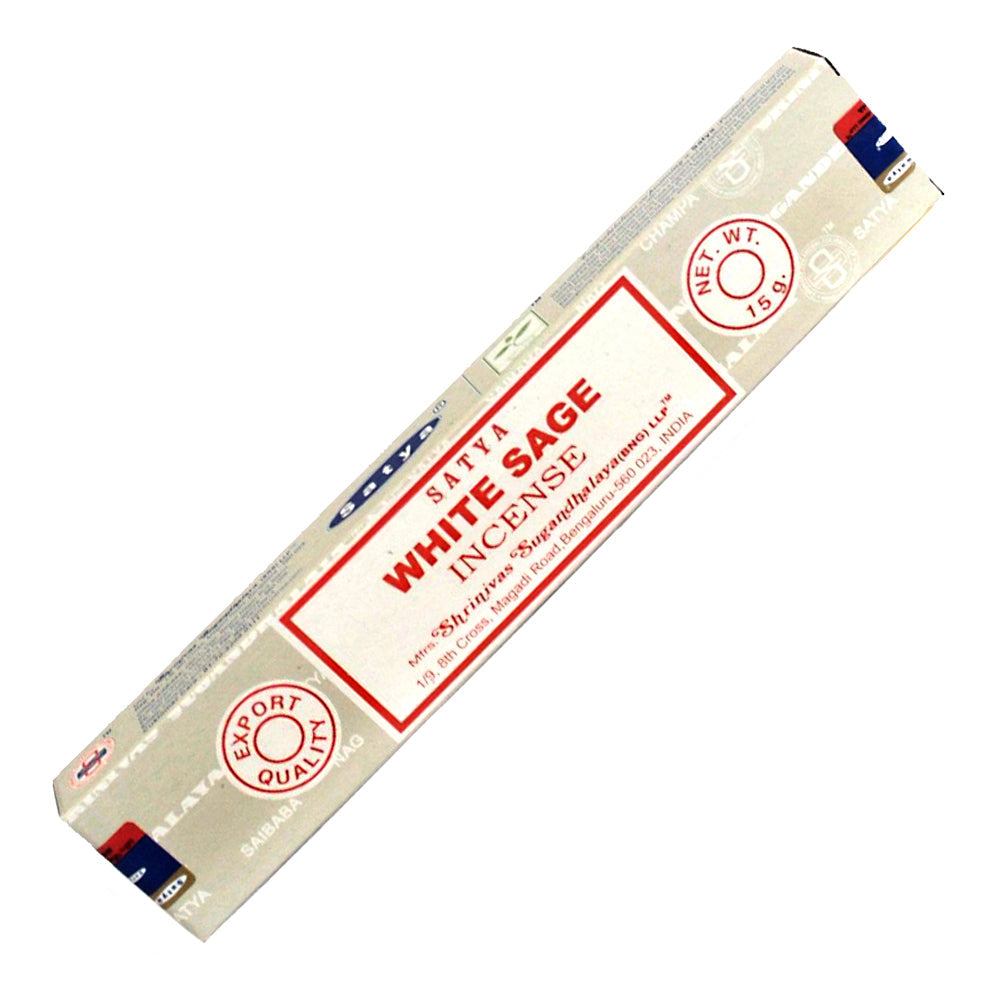 Satya White Sage Incense Sticks 15 gram pack