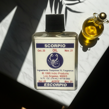 Scorpio Wish Oil spiritual oil bottle for wish work, personal intention rituals, and altar use.