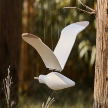 Handmade Wooden Seagull Wall Hanging decorative wooden seagull for wall mounting and coastal home decorating.