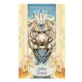 Seeker Oracle Tarot deck box cover for tarot reading, divination practice, and gift giving.