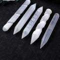 Energy Wand Selenite Crystal Healing Stick natural selenite wand for aura cleansing, space clearing, and reiki.