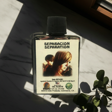 Separacion Separation Wish Oil spiritual oil bottle for candle dressing, prayer, and separation rituals.