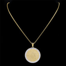 Seven Archangels Catholic medal necklace for faith-based protection, prayer, and religious jewelry use.