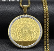 Seven Archangels medal necklace pendant for spiritual protection, prayer, and daily devotional wear.