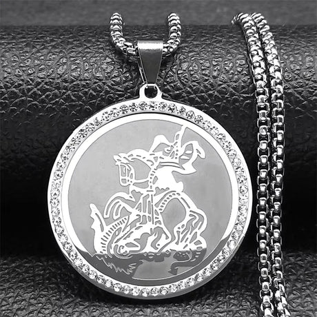 Seven Archangels necklace pendant jewelry for spiritual protection, prayer, and meaningful religious wear.