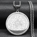 Seven Archangels protection necklace pendant for blessing, prayer, and everyday spiritual wear.