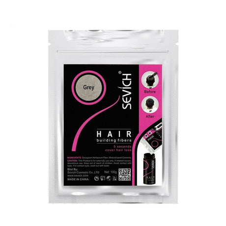 Sevich 100g Hair Fibers Refill usage instructions and application tips.