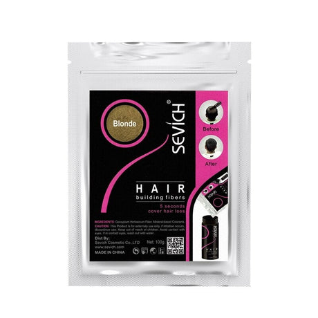 Sevich 100g Hair Fibers Refill instant coverage for thinning or sparse areas.