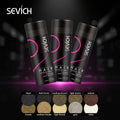 Sevich Hair Building Fibers bottle for concealing thinning hair and creating a fuller-looking hairstyle.
