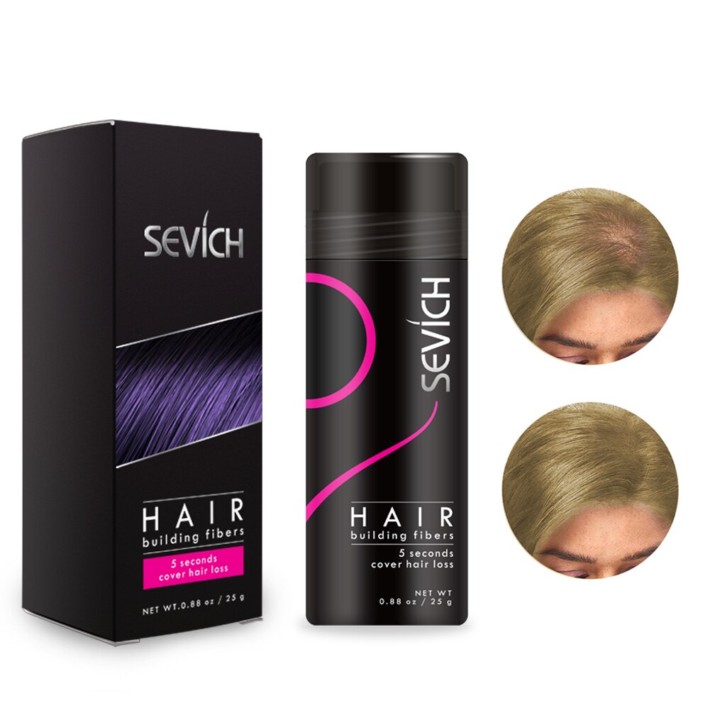 Sevich Hair Building Fibers Keratin lifestyle photo showing confident hair result.