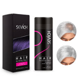 Sevich Hair Building Fibers Keratin step-by-step usage guide for thinning hair.