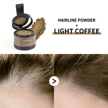 Sevich Waterproof Hairline Powder coverage demonstration on thinning edges.