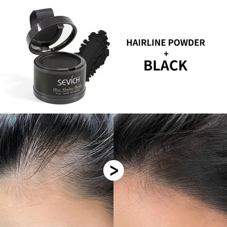 Sevich Waterproof Hairline Powder shade matching for natural seamless finish.